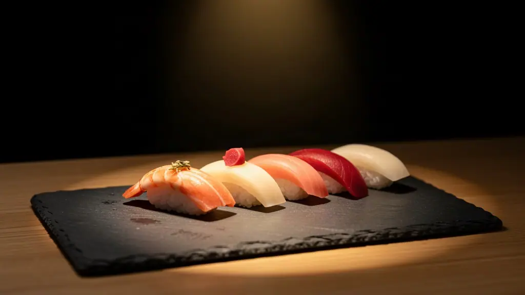 Aperçu du Modèle 08 — Sushi & sashimi