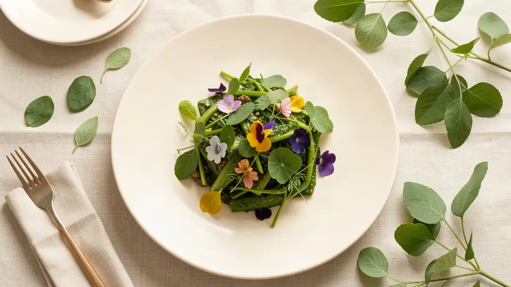Aperçu du Modèle 10 — Cuisine végétale